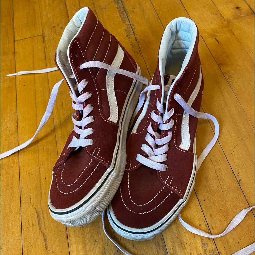 Van’s High Top Red sneaker—classic style